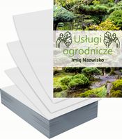 Ulotki A5 reklamowe firmowe 5000szt projekt w cenie USŁUGI OGRODOWE