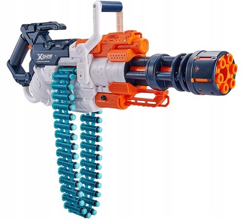 X-SHOT KARABIN CRUSHER MINIGUN + KONFETTI NERF na Arena.pl