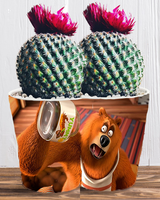 Doniczka do kwiatów/roślin - Grizzy i Lemingi