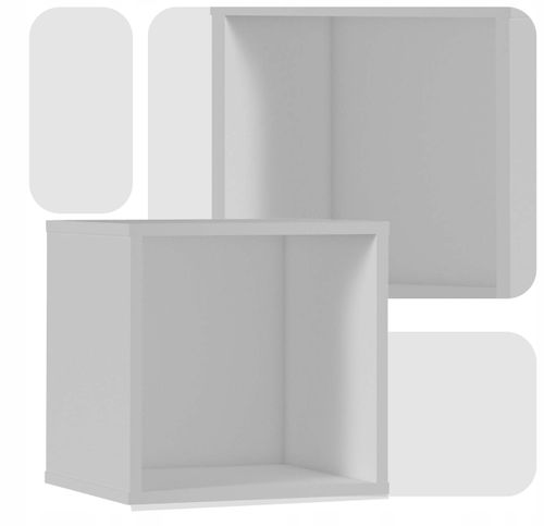 Regał półka organizer pojemnik stojak na płyty winylowe segregatory Cubo 1 na Arena.pl