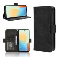 Etui z klapką niktrade do Tecno Spark 20 Pro czarny
