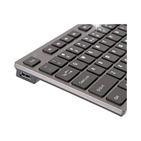 Klawiatura izolacyjna A4 Tech KV-300H Grey USB 2.0 x 2 Niski profil