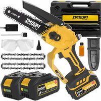 PIŁA ŁAŃCUCHOWA AKUMULATOROWA PRO PILARKA 6" 2 AKU + WALIZKA MOCNA IMOUM