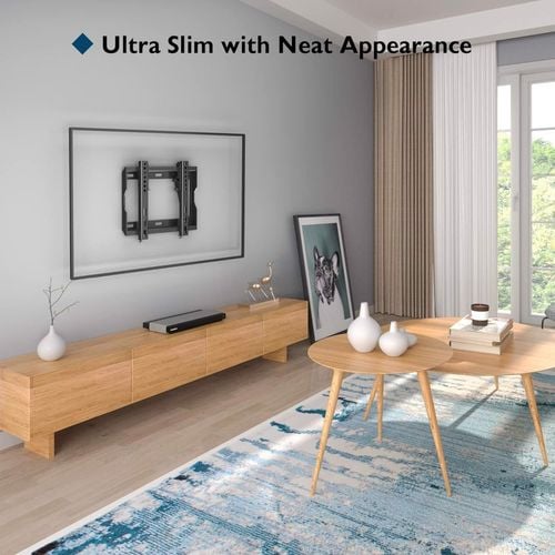 uchwyt ścienny do telewizora 17-45" czarny bontec na Arena.pl