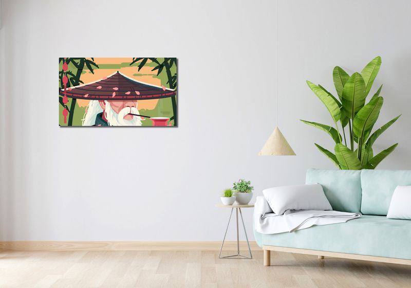 Obraz 90x50cm Starszy Dziadzio zdjęcie 2