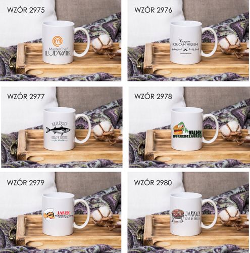 Kubek z imieniem napis PREZENT NAJLEPSZY KUCHARZ na Arena.pl