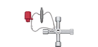 KLUCZ DO SZAF STEROWNICZYCH WH/KEY-1 WIHA