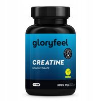 MONOHYDRAT KREATYNY 3000MG 320 kaps. KREATYNA NA MASĘ MIĘŚNIOWĄ gloryfeel