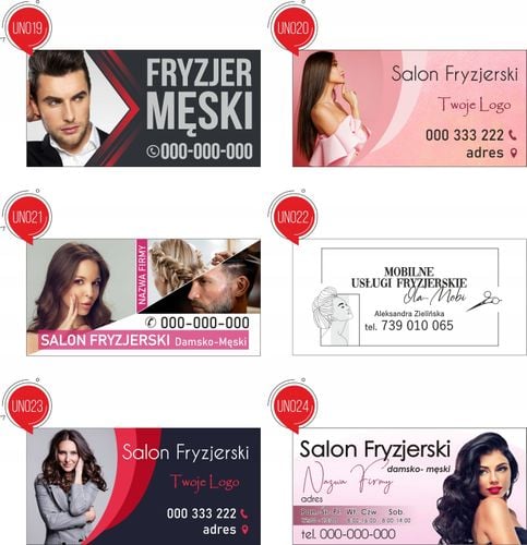 Reklama Naklejka na samochód SALON DAMSKO - MĘSKI na Arena.pl