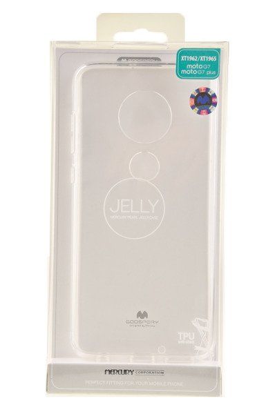 Etui Mercury Goospery Jelly Case do MOTOROLA MOTO G7 / G7 Plus / G7+ przezroczysty zdjęcie 4