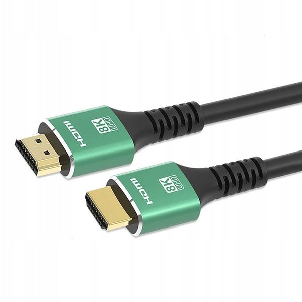 Kabel HDMI 2.1 ULTRA HIGH SPEED UHD 8K 4K 120Hz DO TV PROJEKTORA PREMIUM 3M zdjęcie 4