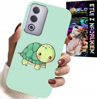 ETUI DO OPPO A80 5G - SŁODKIE ŻÓŁWKI WZORY DLA DZIECI + FOLIA