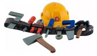 NARZĘDZIA DLA DZIECI MAJSTERKOWICZA PAS BUDOWNICZEGO Z KASKIEM  ZESTAW NARZĘDZI