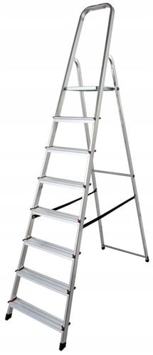 Drabina aluminiowa domowa Krause Corda 8 stopniowa na Arena.pl