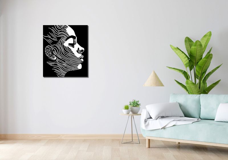 Obraz 60x70cm Linie Wyrazu zdjęcie 2