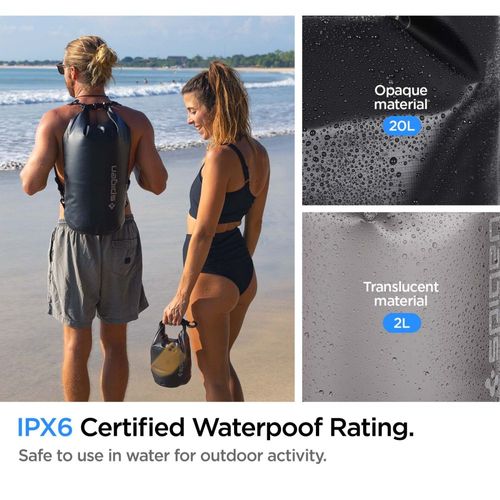 SPIGEN A630 UNIVERSAL WATERPROOF BAG BLACK na Arena.pl