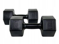 HANTLE 6KG zestaw hantli 6 kg CIĘŻARKI DO ĆWICZEŃ hantle bitumiczne 2szt