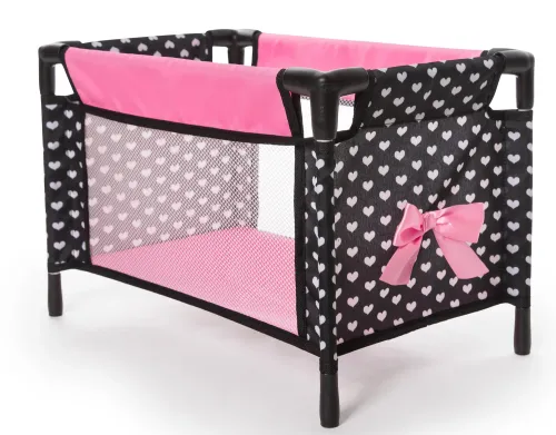 Łóżeczko Dla Lalki Turystyczne, Krzesełko Do Karmienia Z Akcesoriami Bayer na Arena.pl