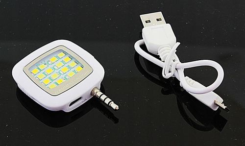 LAMPA 16 LED do SELFIE MINIJACK TELEFON ANDROID na Arena.pl