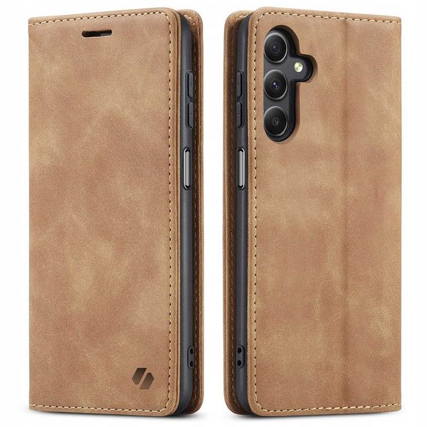Spacecase Wallet Galaxy A24 Light Brown zdjęcie 3