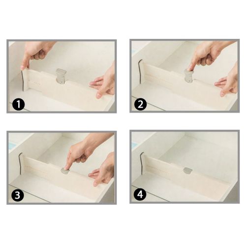 Organizer do szuflad separator regulowany na sztućce narzedzia 44cm 1szt. na Arena.pl