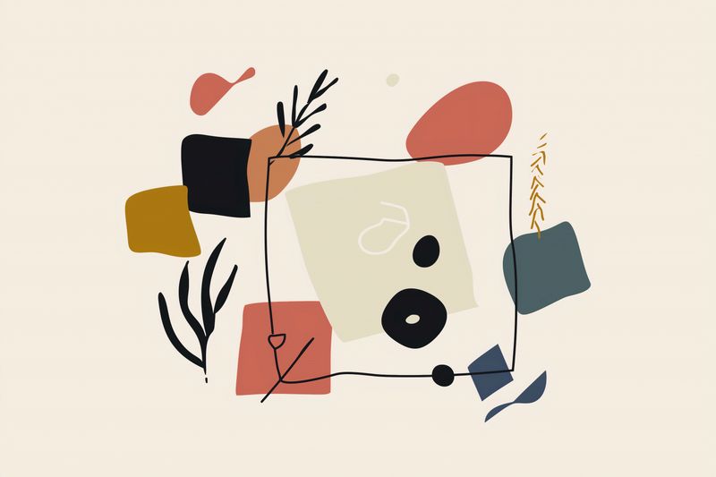 Plakat 45x30cm Abstrakcyjny Dialog zdjęcie 1