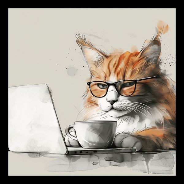 Plakat 30x30cm Nie przed Kawusią zdjęcie 2