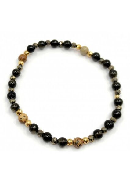 Bransoletka PIRYT JASPIS 925 zdjęcie 1