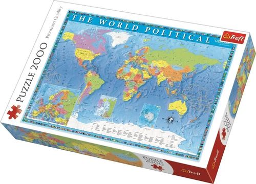 Puzzle 2000 Polityczna Mapa Świata 27099 na Arena.pl