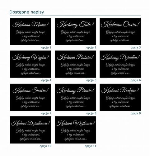 SZKLANA PODSTAWKA POD ZNICZE 30x30cm 557f Mama na Arena.pl