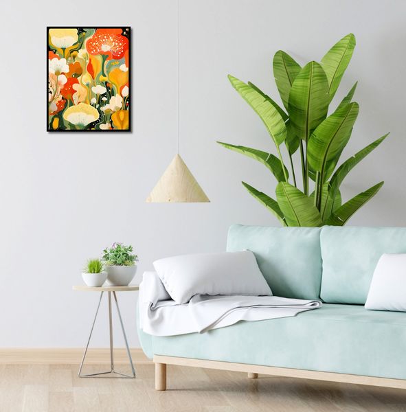Plakat 40x50cm Kwiatowy Raj zdjęcie 4