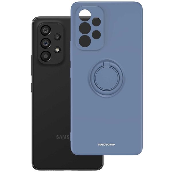 Spacecase Silicone Ring Galaxy A53 5G Blue zdjęcie 2