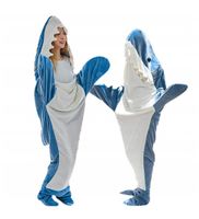 Koc Rekin Bluza Dla Dorosłych Piżama Gruby Ciepły Śpiwór Zimowy L