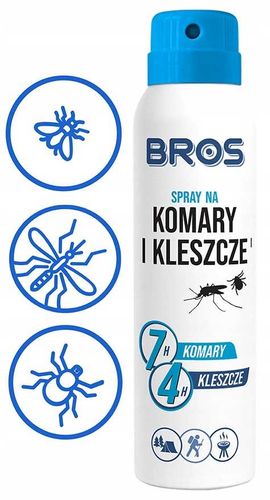bros - spray na komary i kleszcze 90ml - 1 szt. na Arena.pl