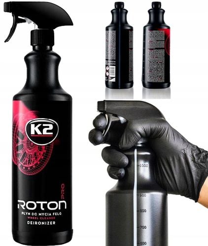 K2 ZESTAW DETAILINGOWY ROTON PRO PŁYN MYCIA FELG SZCZOTKA MIKROFIBRA na Arena.pl