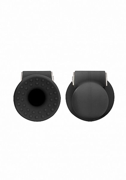 Vibrating Nipple Suckers - Black zdjęcie 1