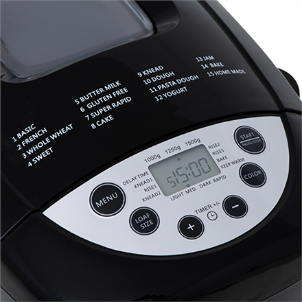 Mesko MS 6022 Bread maker, 15 Programs, Black na Arena.pl