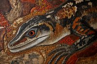 Plakat 45x30cm Oko Jaszczurki