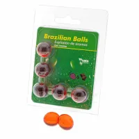 taloka brazilian balls 5 szt. żel intymny truskawka-czekolada