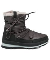 Big Star Botki damskie - Ocieplane śniegowce - rozmiar 36 - Szare, syntetyk