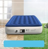 Materac dmuchany iDOO Model I-C-018, 203x152x33cm, niebieski
