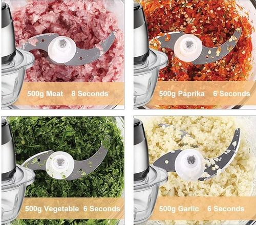 ROZDRABNIACZ DO ŻYWNOŚCI 2 PRĘDKOŚCI 1.8L SIEKACZ DO OWOCÓW WARZYW na Arena.pl