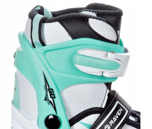 Rolki Regulowane RAVEN Profession White/Mint 35-39 na Arena.pl