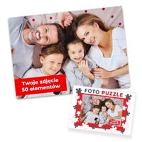 FOTO PUZZLE z TWOJEGO ZDJĘCIA 66x44cm 50 elementów