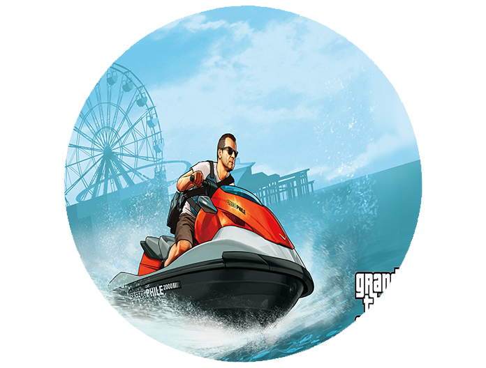 Podkładka pod myszkę GTA zdjęcie 2