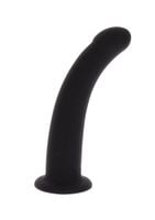 dildo na paskach taboom medium silikonowe czarne 14 cm