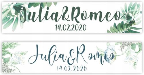 TABLICE ŚLUBNE weselne tablica na samochód IMIONA na Arena.pl