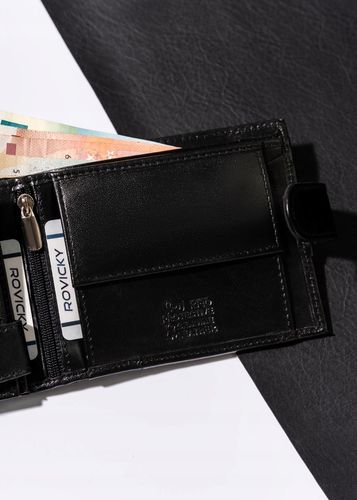 Elegancki portfel męski skórzany zapinany w pudełku na prezent Always Wild na Arena.pl