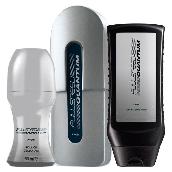 Avon Full Speed Quantum Zestaw Perfumy Żel Kulka zdjęcie 1