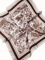 APASZKA CHUSTA DAMSKA lekka elegancka chustka gawroszka kwadratowa